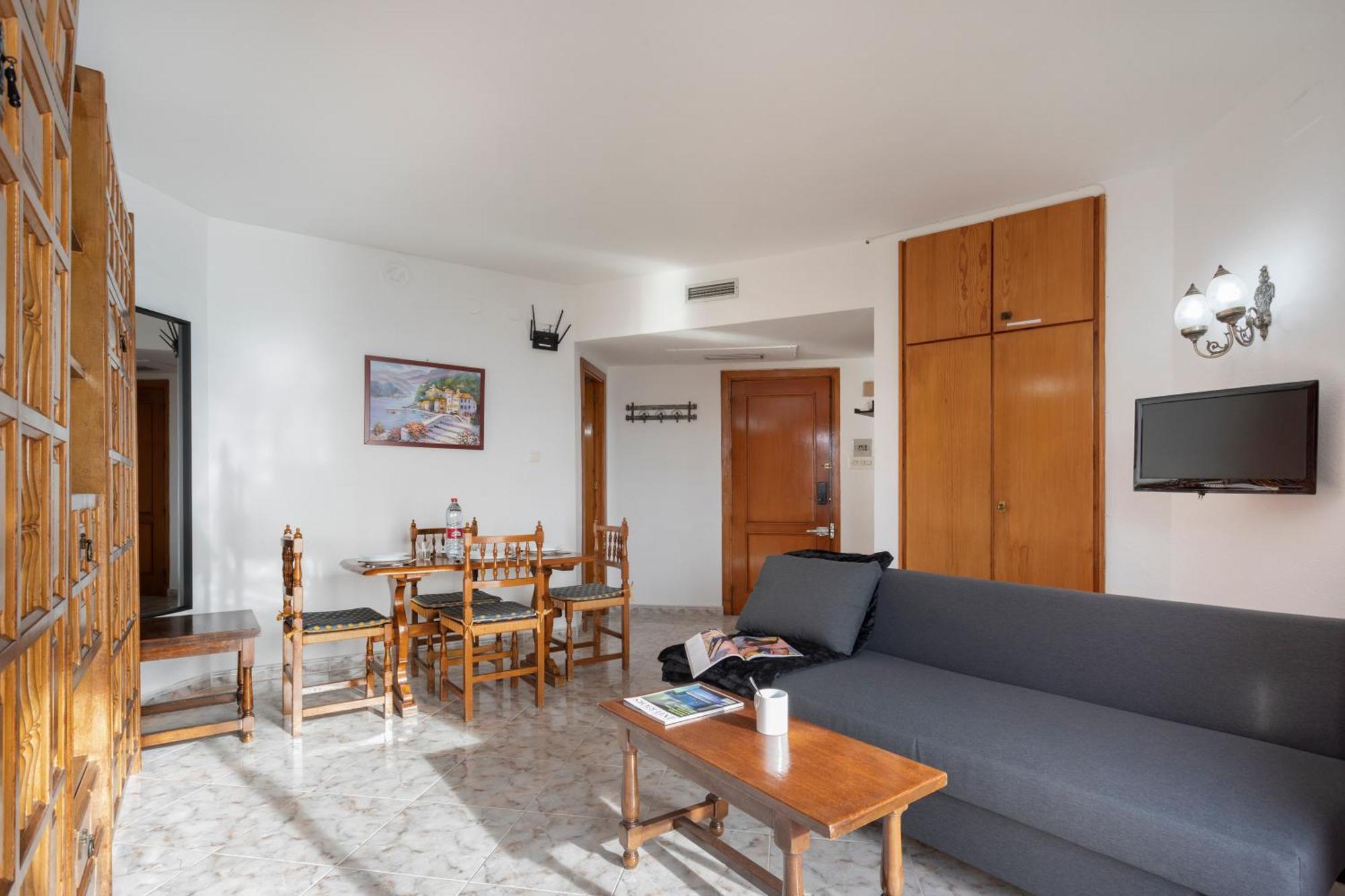 1004 - Beachfront Apartment On El Paseo, 4 Pers - Air Conditionning - Wi-Fi - Smart Tv Альмуньекар Экстерьер фото
