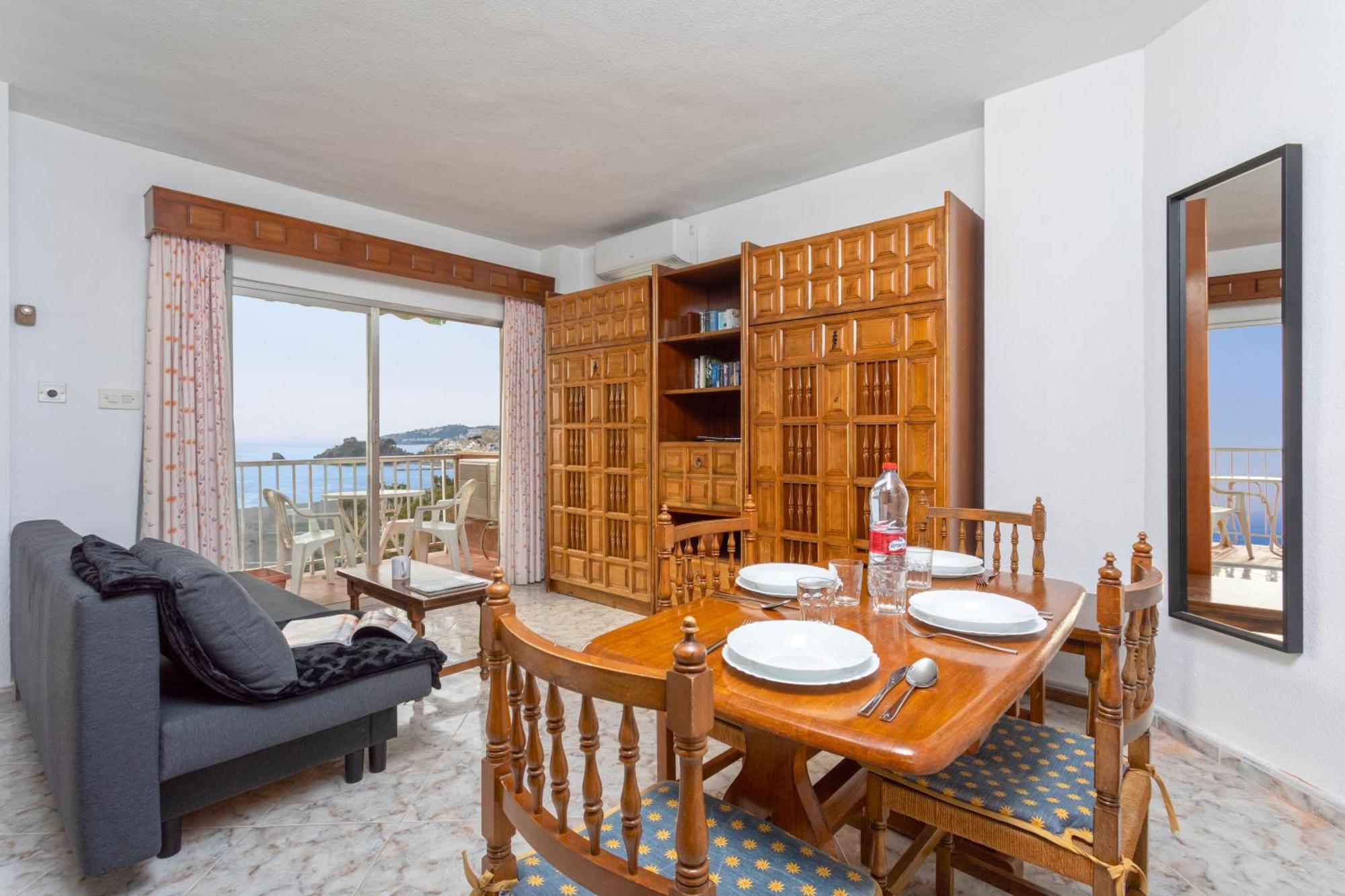 1004 - Beachfront Apartment On El Paseo, 4 Pers - Air Conditionning - Wi-Fi - Smart Tv Альмуньекар Экстерьер фото